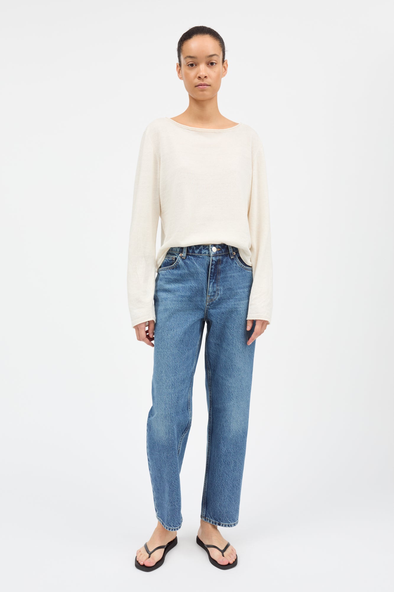 Skall Studio Allison cropped jeans Jeans Slouchy blue