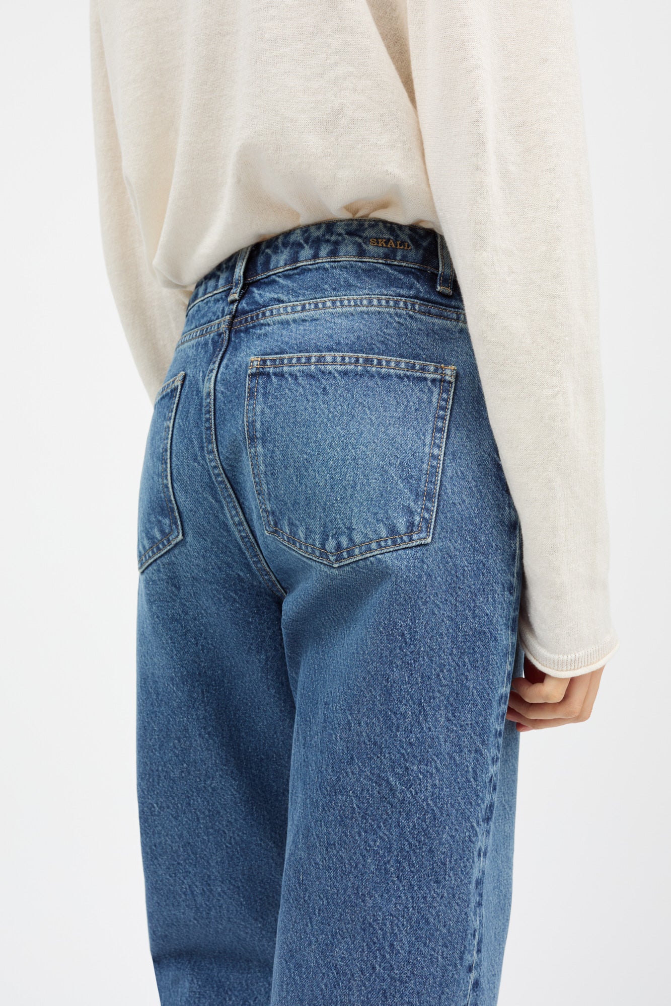 Skall Studio Allison cropped jeans Jeans Slouchy blue