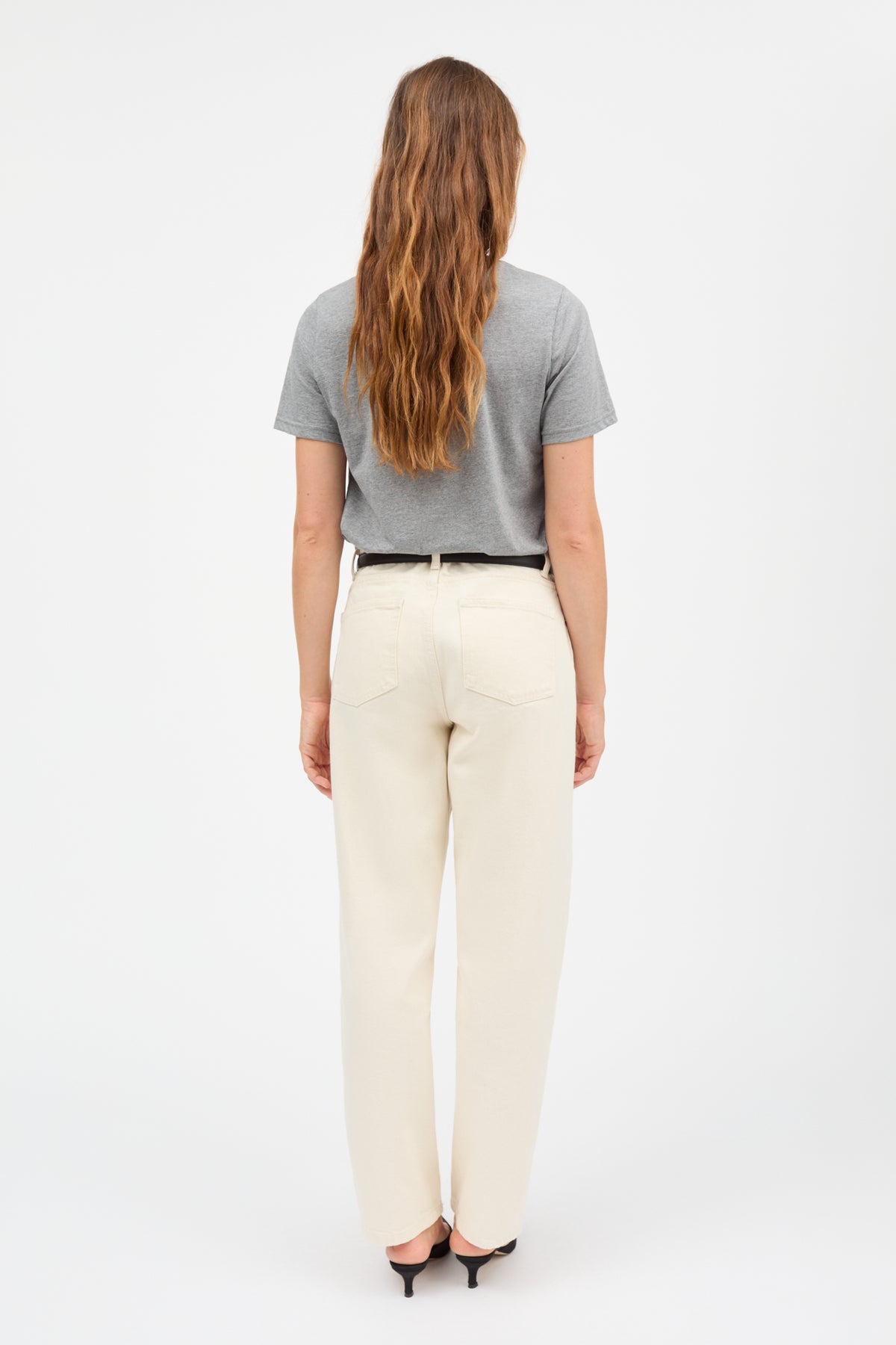 Skall Studio Andy tee T-shirt Mid grey mélange