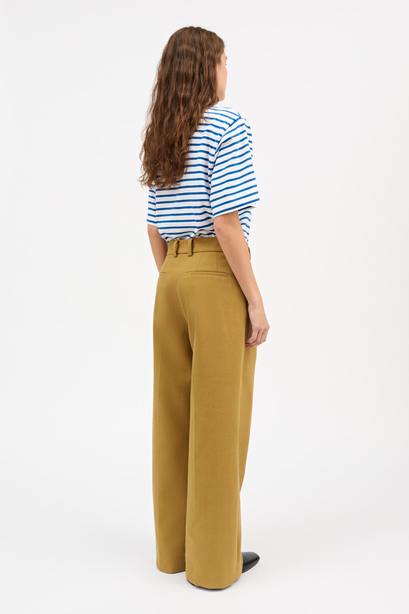 Skall Studio Boyfriend tee Tee Classic blue/Optic white stripe