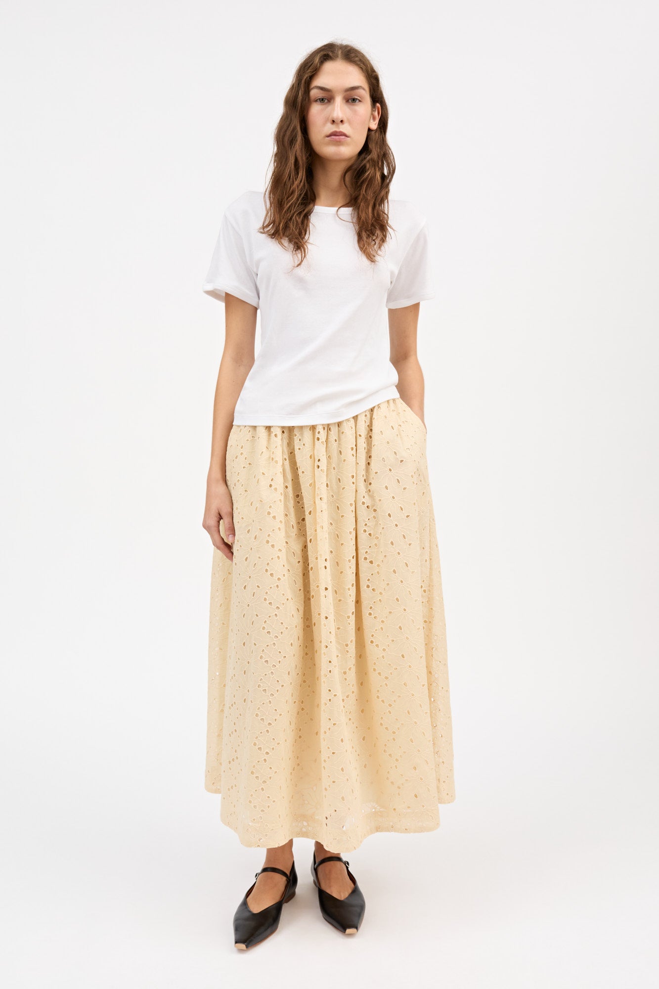 Skall Studio Dagny skirt Skirt Soft cream