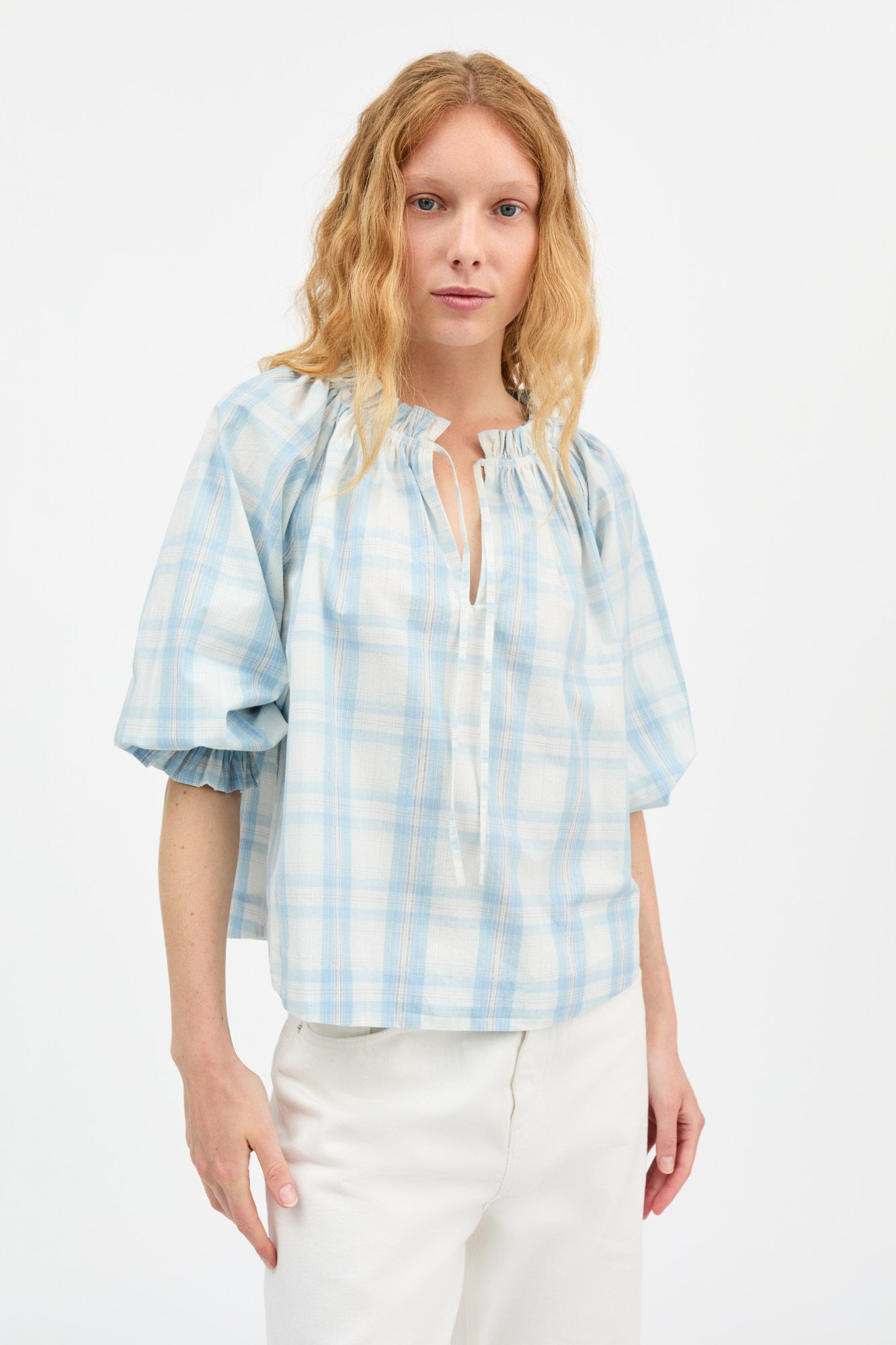 Skall Studio Newmoon blouse Blouse Vintage check