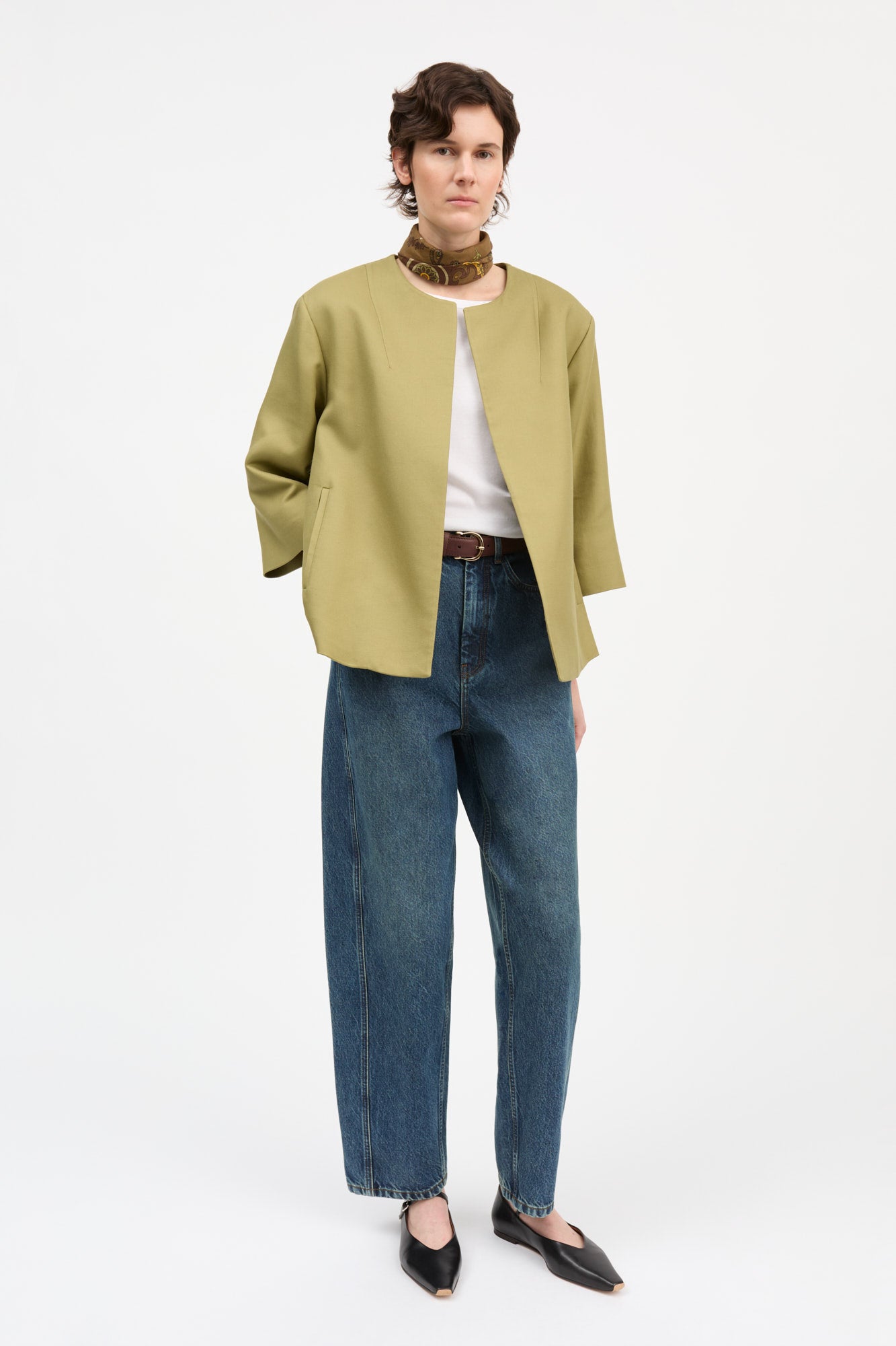 Skall Studio Opera jacket Blazer Olive green