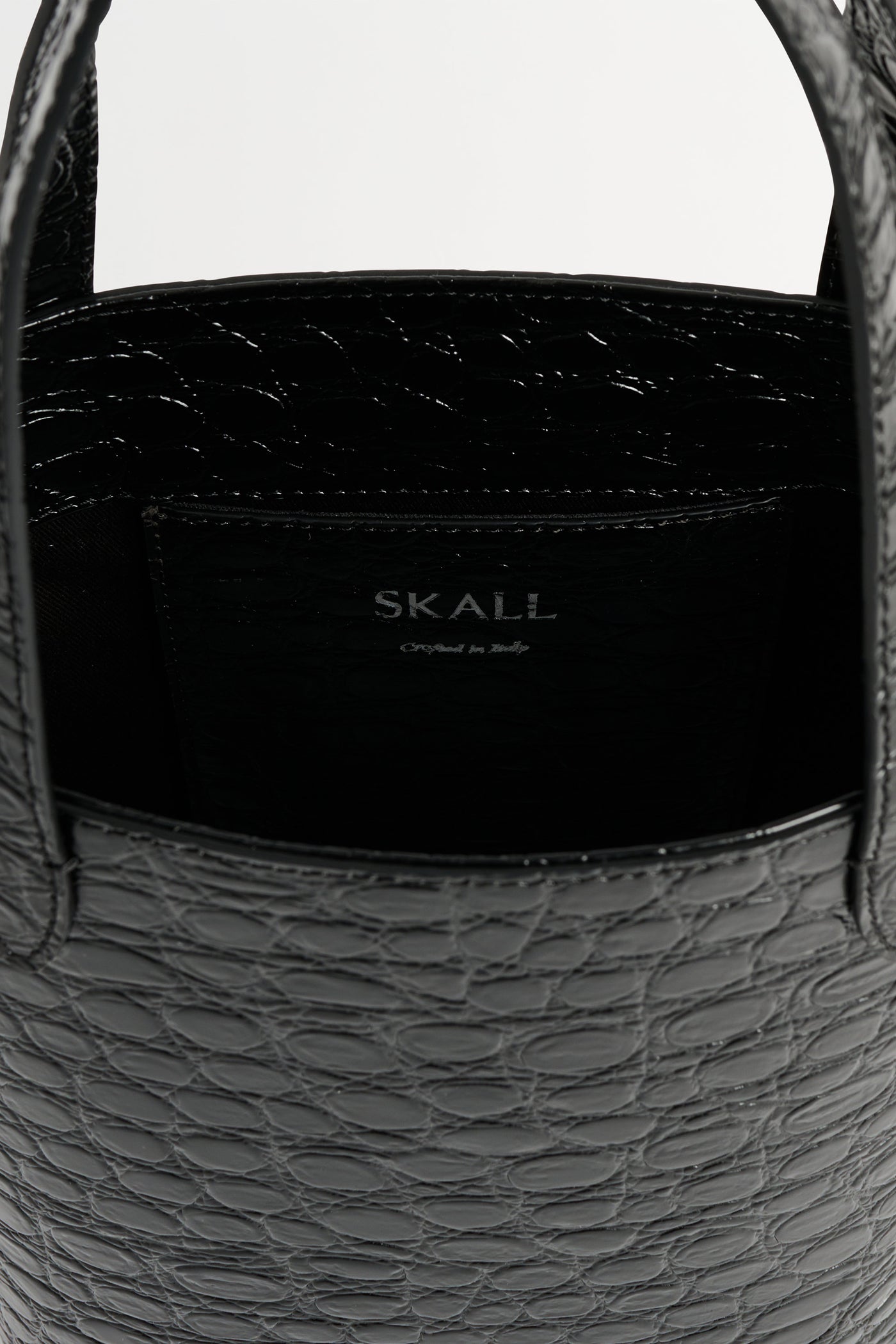 Skall Studio Small city tote Tote Croco black