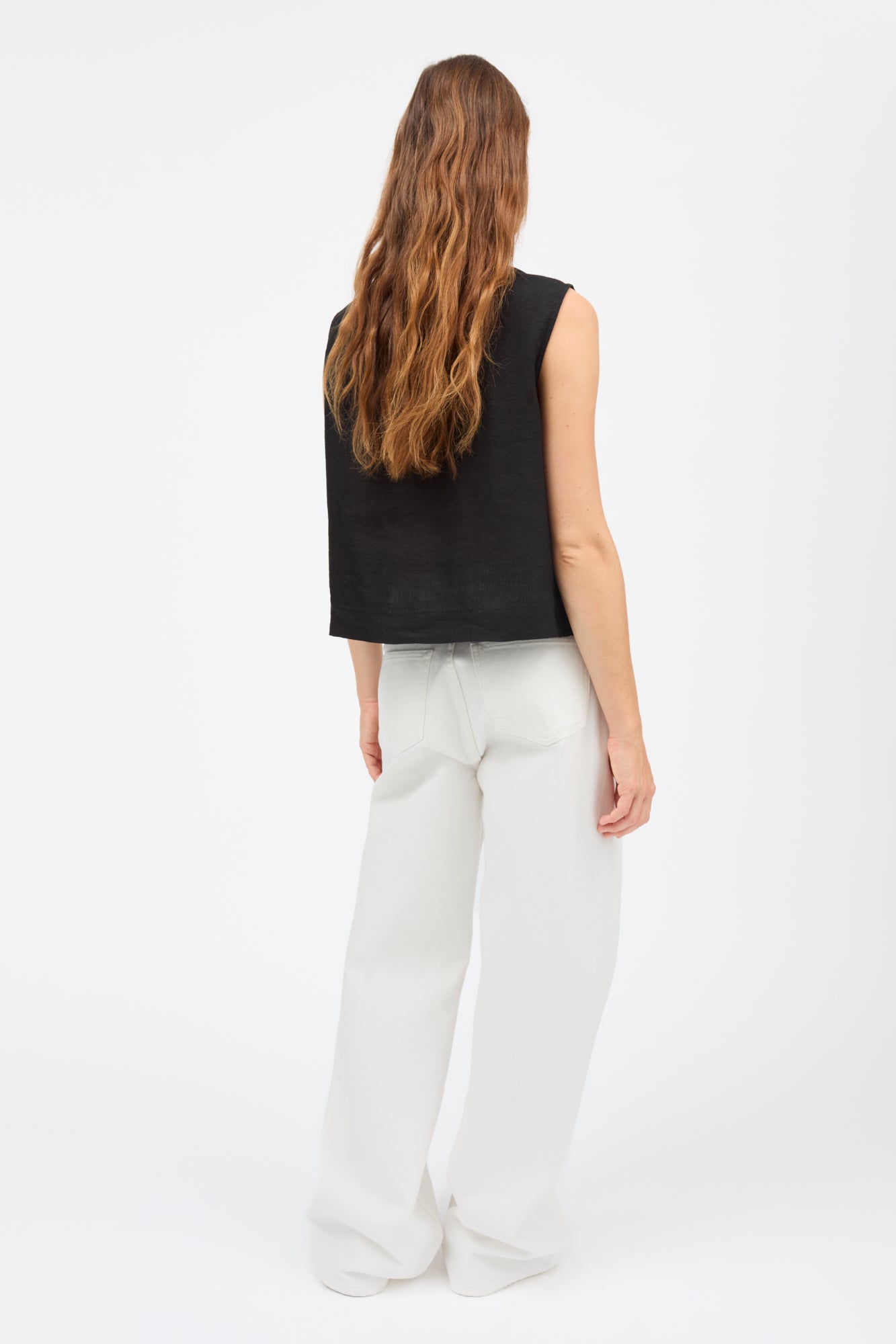 Skall Studio Vetiver top Top Black